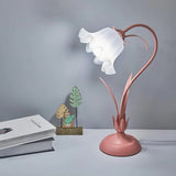 Vintage verstellbare Flower Tischlampe