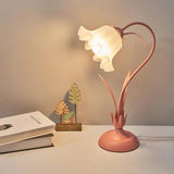 Vintage verstellbare Flower Tischlampe