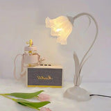 Vintage verstellbare Flower Tischlampe