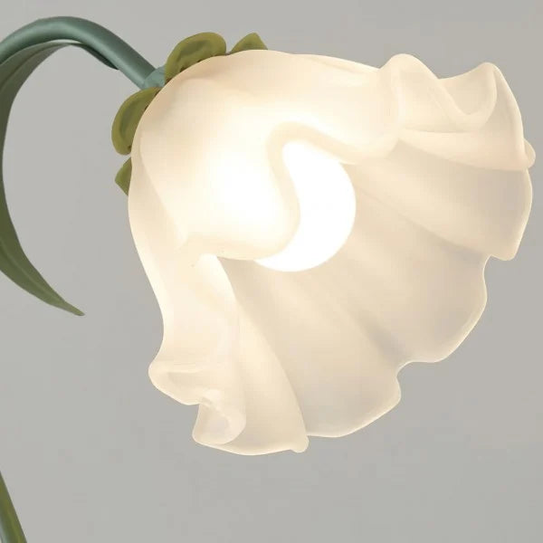 Vintage verstellbare Flower Tischlampe