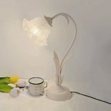 Vintage verstellbare Flower Tischlampe