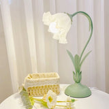 Vintage verstellbare Flower Tischlampe