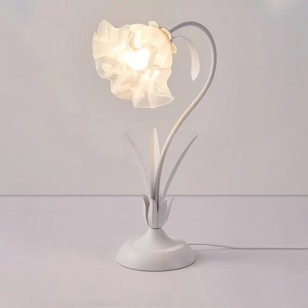 Vintage verstellbare Flower Tischlampe