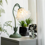 Vintage verstellbare Flower Tischlampe
