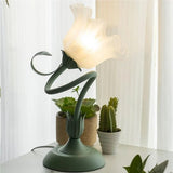 Vintage verstellbare Flower Tischlampe