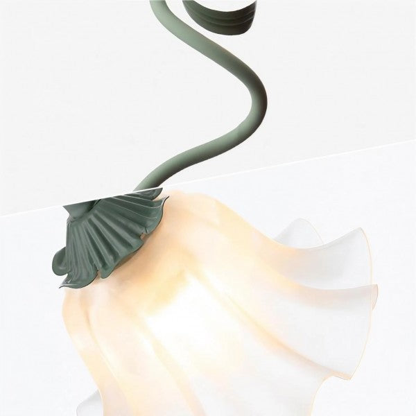 Vintage verstellbare Flower Tischlampe