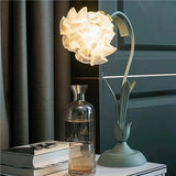 Vintage verstellbare Flower Tischlampe