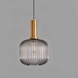 Mayka Glas-LED-Hängelampe