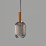 Mayka Glas-LED-Hängelampe