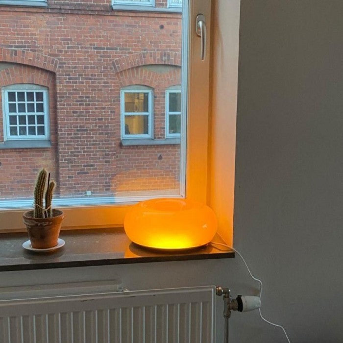 Bauhaus Donut Wandleuchte und Tischleuchte