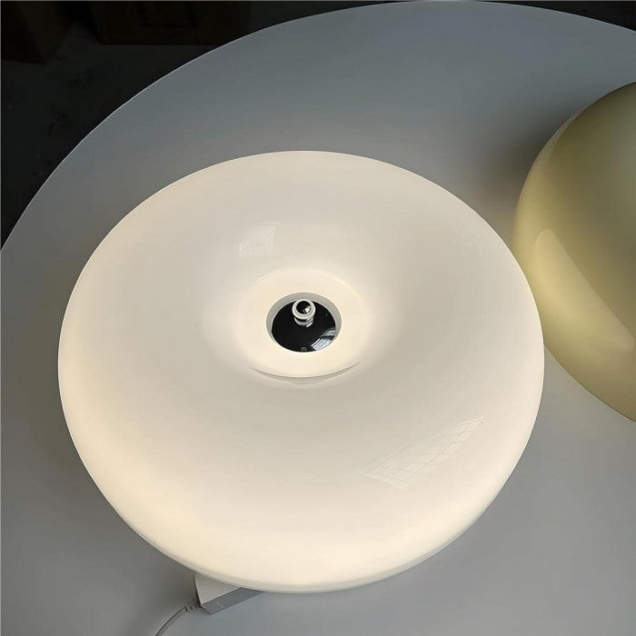 Bauhaus Donut Wandleuchte und Tischleuchte