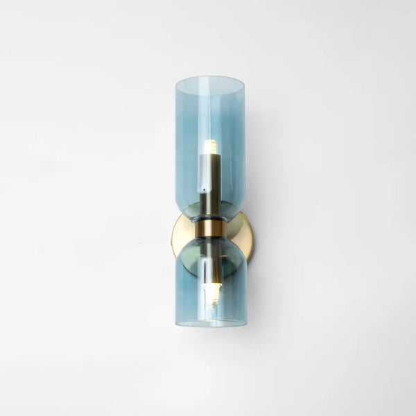 Doppelkopf Glas Wandleuchte Led Sconce