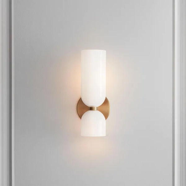 Doppelkopf Glas Wandleuchte Led Sconce
