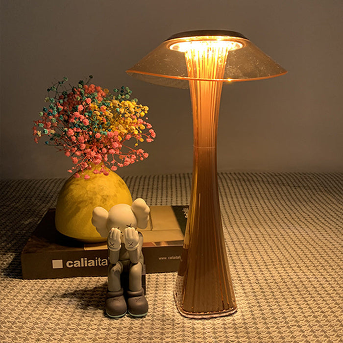 Kristall-Lampe - LED Diamant Tischlampe