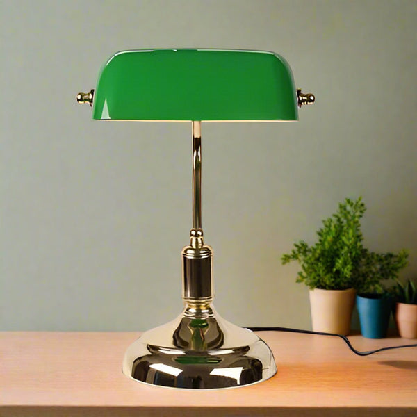 Tischlampe aus Glas im europäischen Stil